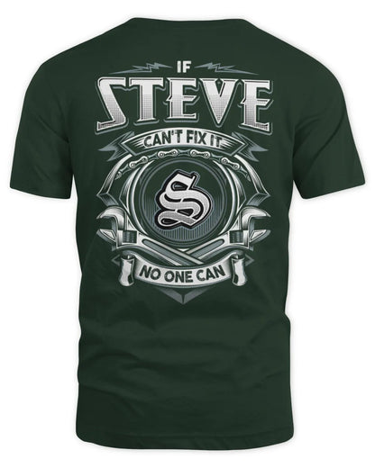 STEVE AP81-K4-626 - Personalized Ahmed Quote Apparel “If Ahmed Can't Fix It, No One Can” - Unisex Standard T-Shirt - Forest Green