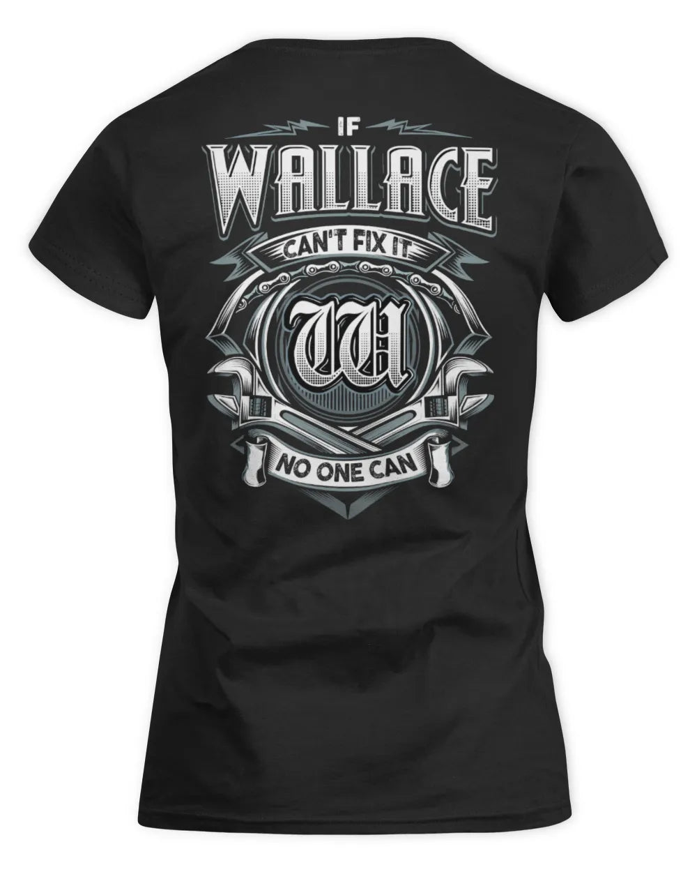 WALLACE AP81-K4-626 - Personalized Ahmed Quote Apparel “If Ahmed Can't Fix It, No One Can” - Women's Standard T-Shirt - Black