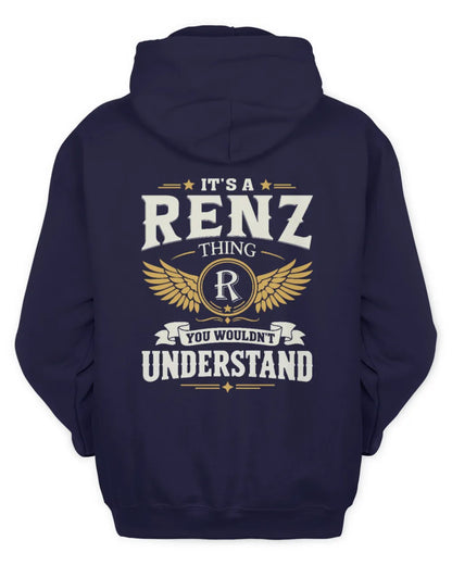 RENZ KT06-M008 It’s a [NAME] Thing – You Wouldn’t Understand | Personalized Vintage T-Shirt - Unisex Hoodie - Navy