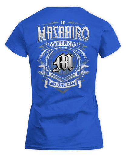 MASAHIRO AP81-K4-626 - Personalized Ahmed Quote Apparel “If Ahmed Can't Fix It, No One Can” - Women's Standard T-Shirt - Royal
