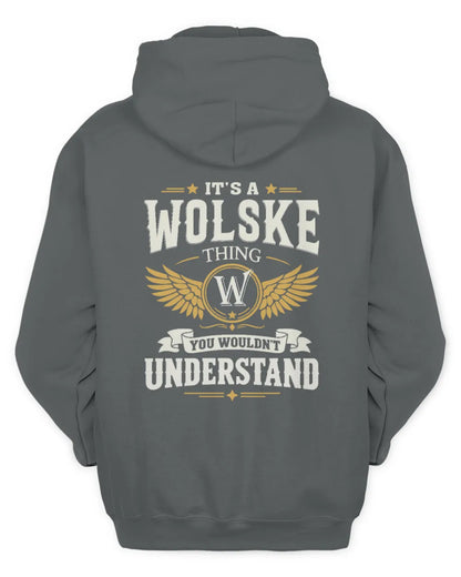 WOLSKE KT06-M008 It’s a [NAME] Thing – You Wouldn’t Understand | Personalized Vintage T-Shirt - Unisex Hoodie - Charcoal