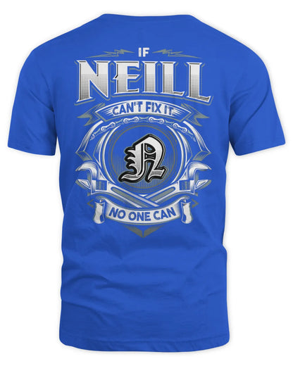 NEILL AP81-K4-626 - Personalized Ahmed Quote Apparel “If Ahmed Can't Fix It, No One Can” - Unisex Standard T-Shirt - Royal