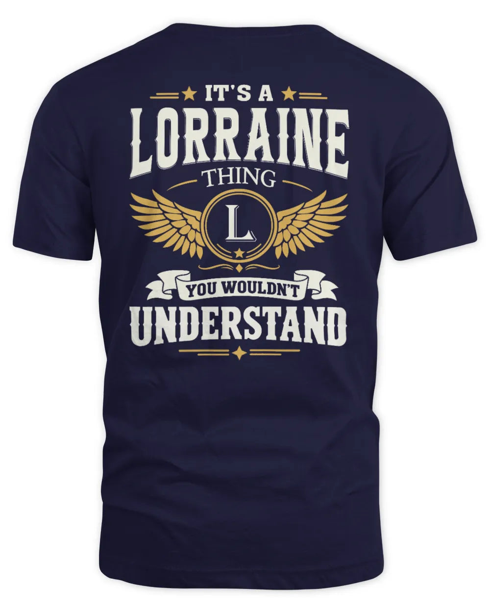 LORRAINE KT06-M008 It’s a [NAME] Thing – You Wouldn’t Understand | Personalized Vintage T-Shirt - Unisex Standard T-Shirt - Navy