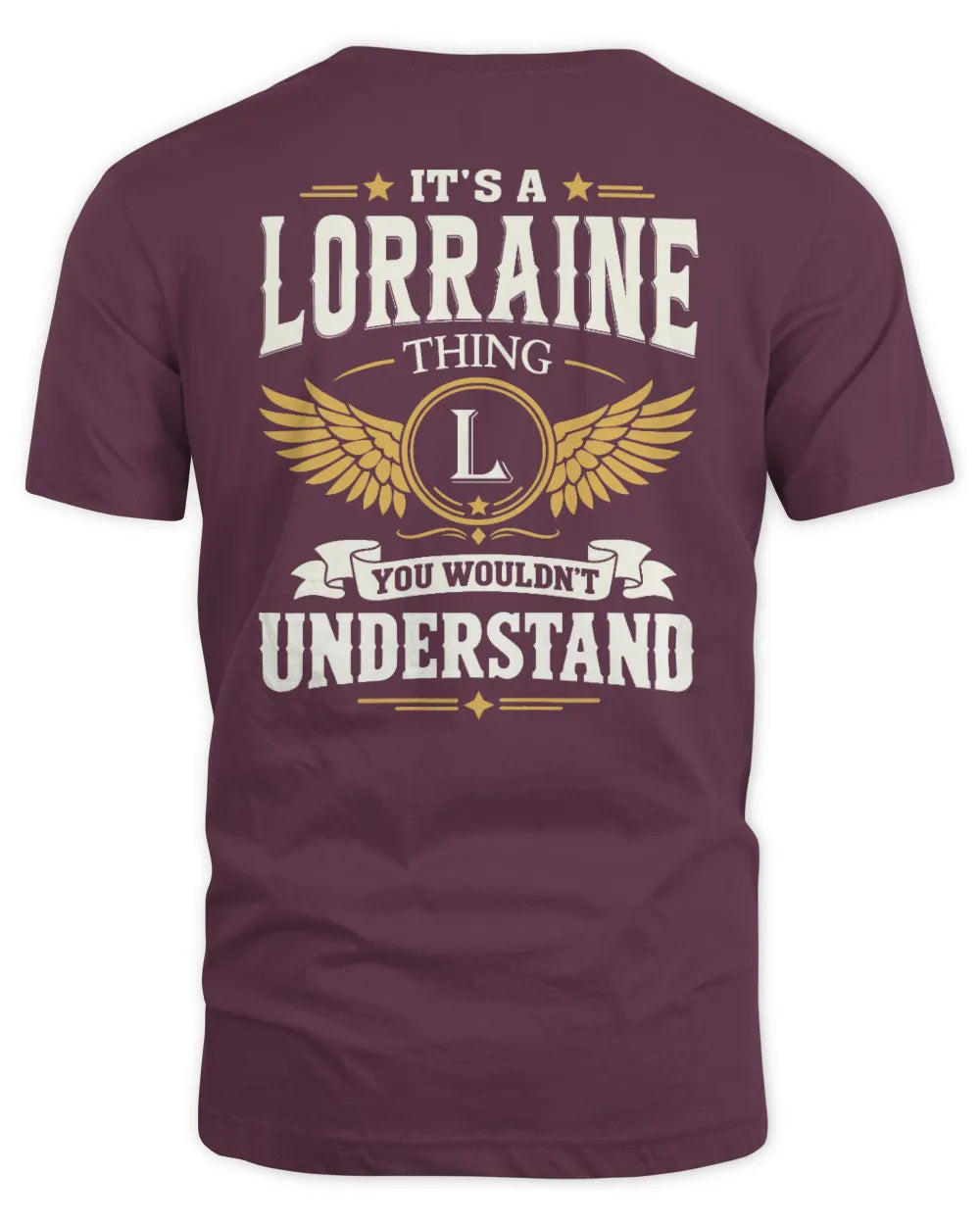 LORRAINE KT06-M008 It’s a [NAME] Thing – You Wouldn’t Understand | Personalized Vintage T-Shirt - Unisex Standard T-Shirt - Maroon