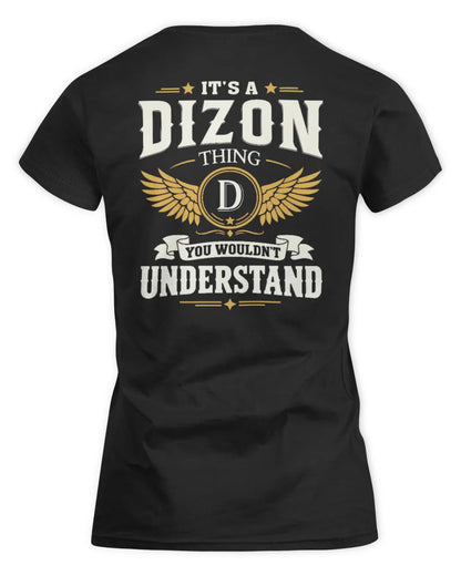 DIZON KT06-M008 It’s a [NAME] Thing – You Wouldn’t Understand | Personalized Vintage T-Shirt - Women's Standard T-Shirt - Black