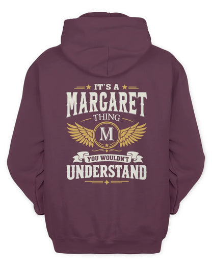 MARGARET KT06-M008 It’s a [NAME] Thing – You Wouldn’t Understand | Personalized Vintage T-Shirt - Unisex Hoodie - Maroon