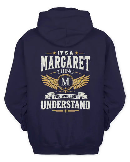 MARGARET KT06-M008 It’s a [NAME] Thing – You Wouldn’t Understand | Personalized Vintage T-Shirt - Unisex Hoodie - Navy