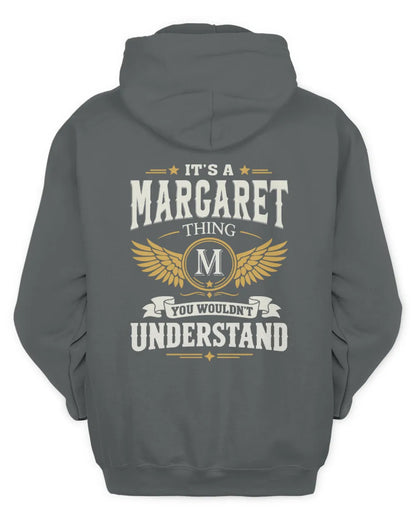 MARGARET KT06-M008 It’s a [NAME] Thing – You Wouldn’t Understand | Personalized Vintage T-Shirt - Unisex Hoodie - Charcoal