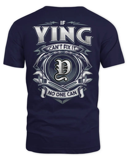 YING AP81-K4-626 - Personalized Ahmed Quote Apparel “If Ahmed Can't Fix It, No One Can” - Unisex Standard T-Shirt - Navy
