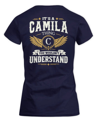 CAMILA KT06-M008 It’s a [NAME] Thing – You Wouldn’t Understand | Personalized Vintage T-Shirt - Women's Standard T-Shirt - Navy
