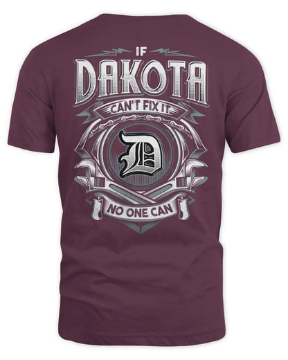 DAKOTA AP81-K4-626 - Personalized Ahmed Quote Apparel “If Ahmed Can't Fix It, No One Can” - Unisex Standard T-Shirt - Maroon