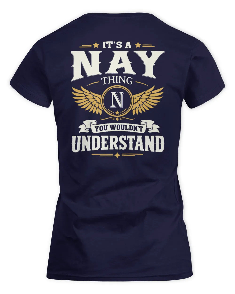 NAY KT06-M008 It’s a [NAME] Thing – You Wouldn’t Understand | Personalized Vintage T-Shirt - Women's Standard T-Shirt - Navy