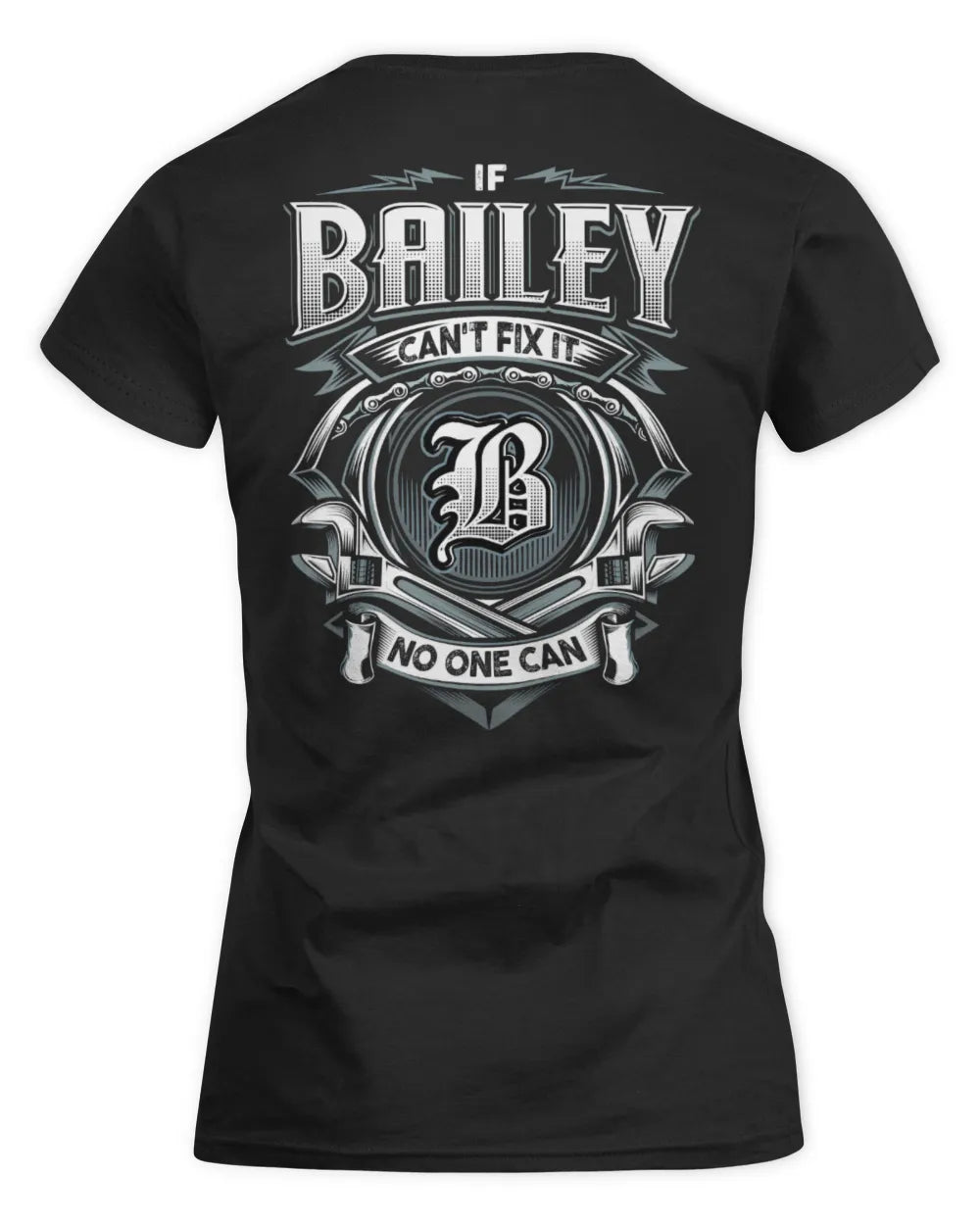 BAILEY AP81-K4-626 - Personalized Ahmed Quote Apparel “If Ahmed Can't Fix It, No One Can” - Women's Standard T-Shirt - Black