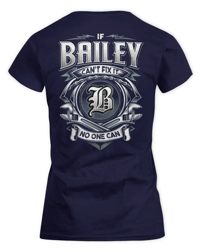BAILEY AP81-K4-626 - Personalized Ahmed Quote Apparel “If Ahmed Can't Fix It, No One Can” - Women's Standard T-Shirt - Navy