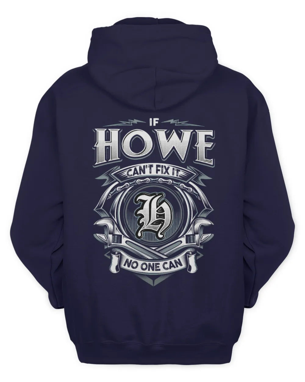 HOWE AP81-K4-626 - Personalized Ahmed Quote Apparel “If Ahmed Can't Fix It, No One Can” - Unisex Hoodie - Navy