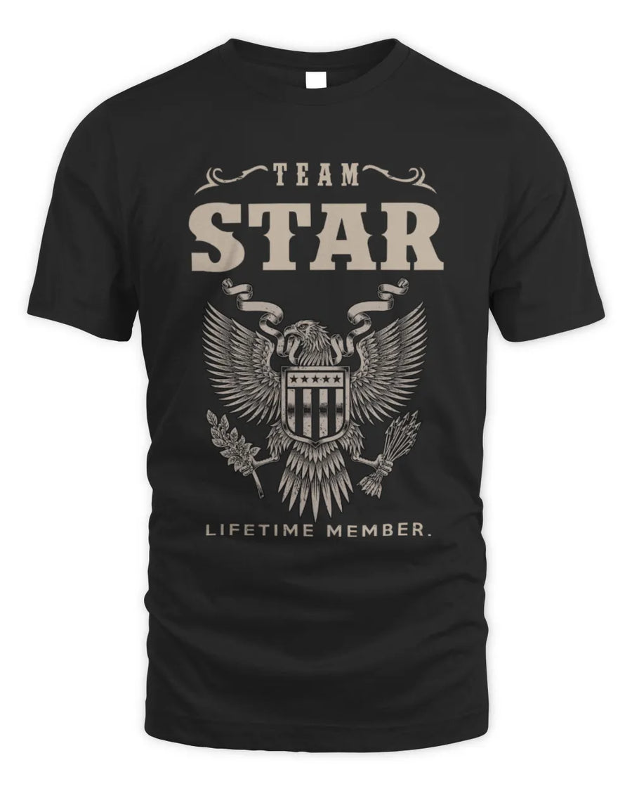 STAR TP06-K82 – Personalized Classic Style Apparel “Team NAME Lifetime Member”