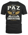 PAZ KT06-M008 It’s a [NAME] Thing – You Wouldn’t Understand | Personalized Vintage T-Shirt - Unisex Standard T-Shirt - Black