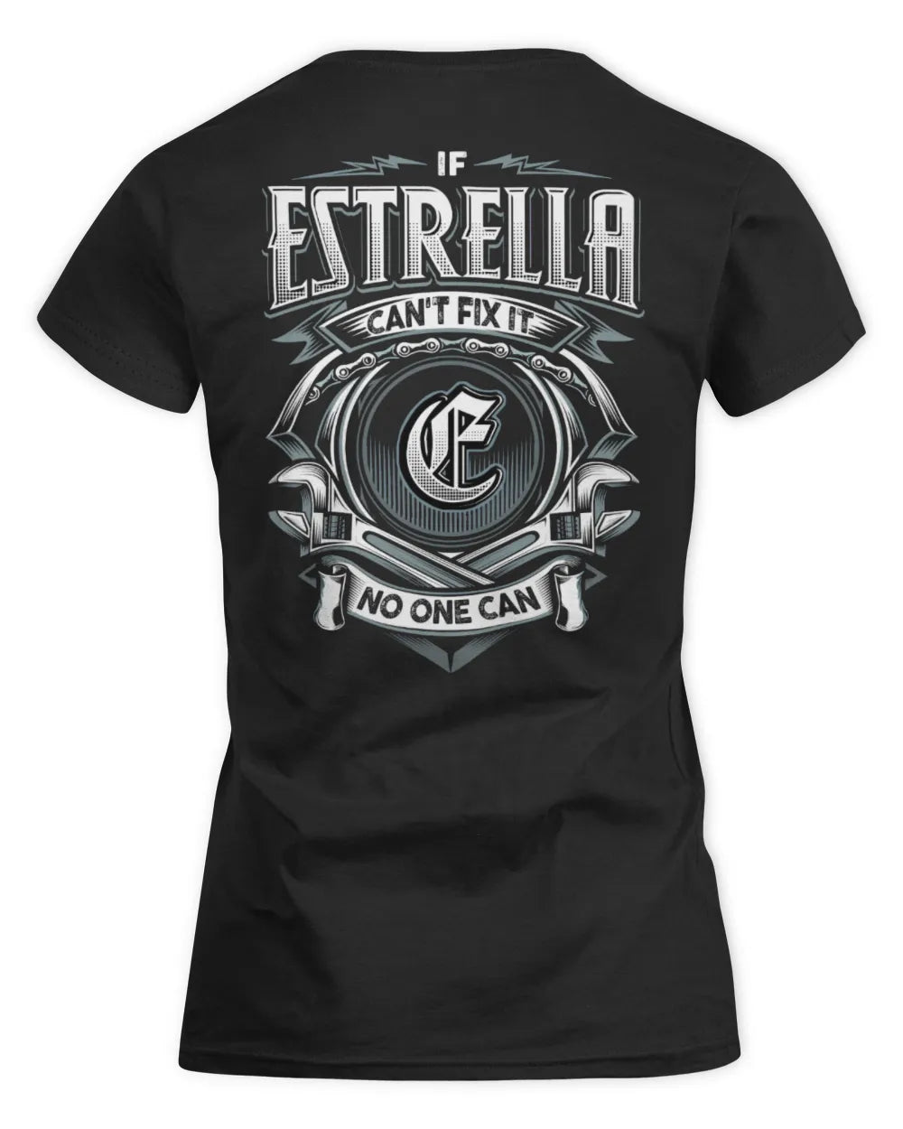 ESTRELLA AP81-K4-626 - Personalized Ahmed Quote Apparel “If Ahmed Can't Fix It, No One Can” - Women's Standard T-Shirt - Black