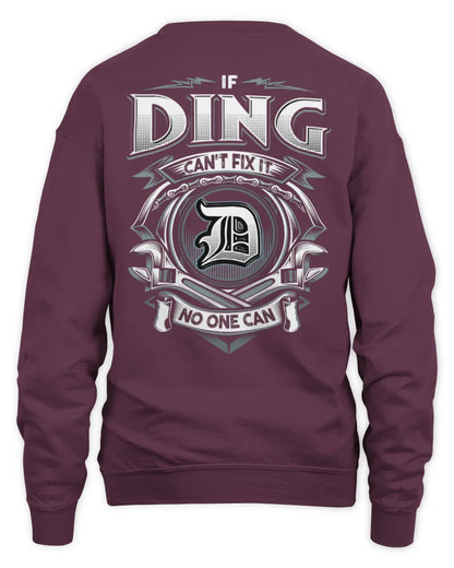 DING AP81-K4-626 - Personalized Ahmed Quote Apparel “If Ahmed Can't Fix It, No One Can” - Unisex Sweatshirt - Maroon