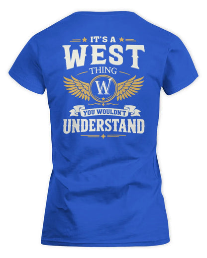 WEST KT06-M008 It’s a [NAME] Thing – You Wouldn’t Understand | Personalized Vintage T-Shirt - Women's Standard T-Shirt - Royal