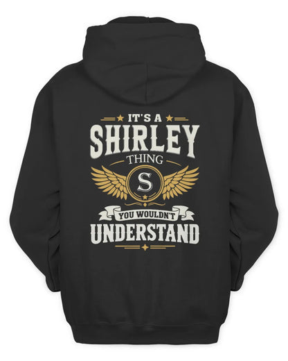 SHIRLEY KT06-M008 It’s a [NAME] Thing – You Wouldn’t Understand | Personalized Vintage T-Shirt - Unisex Hoodie - Black