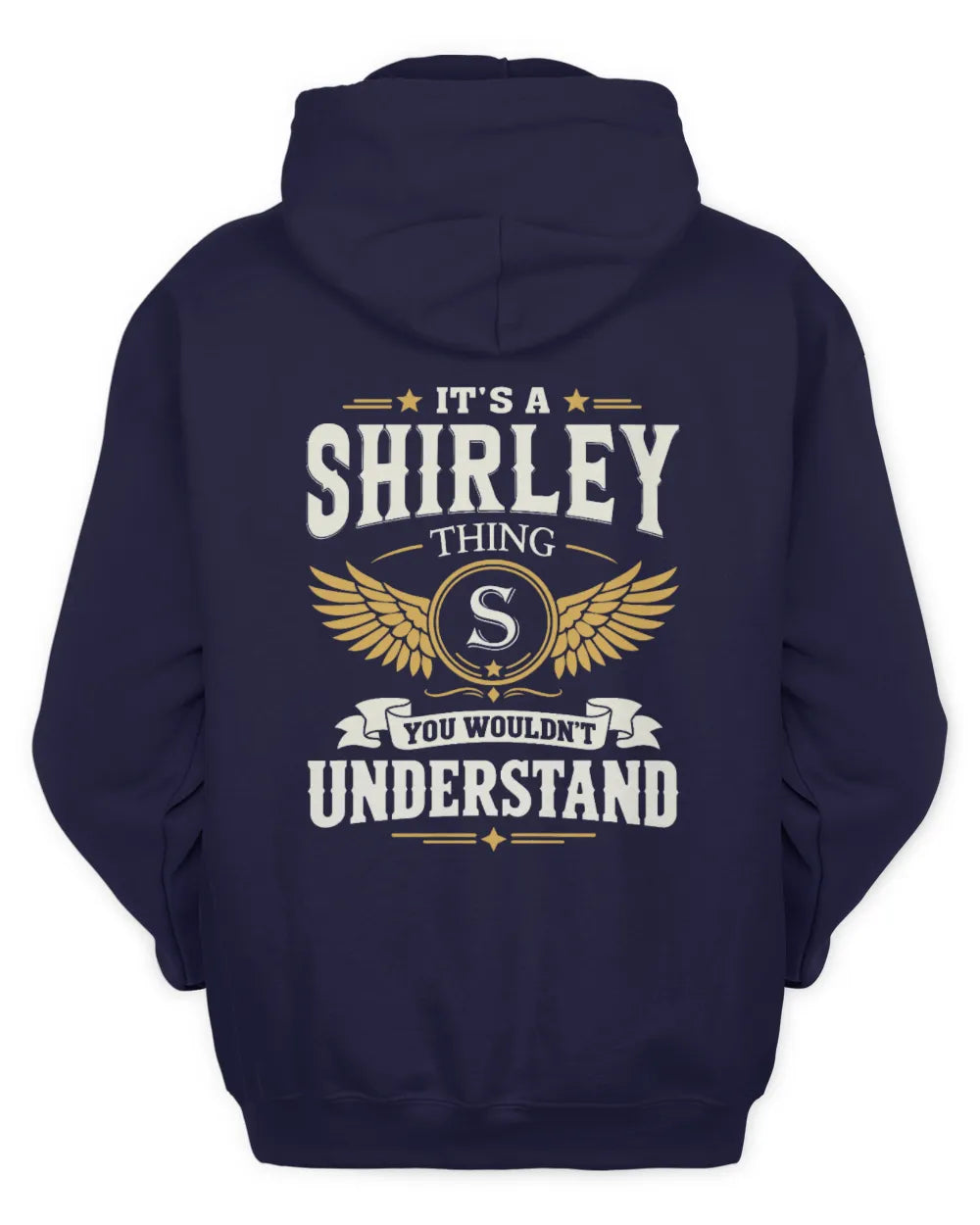 SHIRLEY KT06-M008 It’s a [NAME] Thing – You Wouldn’t Understand | Personalized Vintage T-Shirt - Unisex Hoodie - Navy