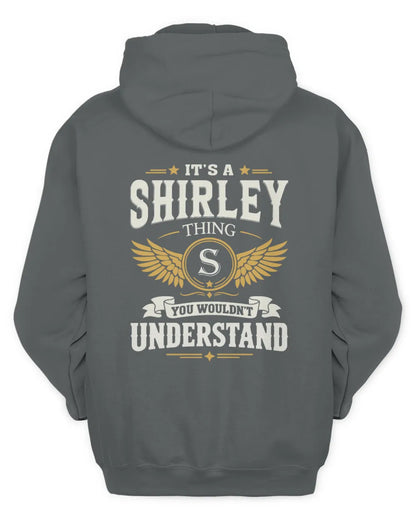 SHIRLEY KT06-M008 It’s a [NAME] Thing – You Wouldn’t Understand | Personalized Vintage T-Shirt - Unisex Hoodie - Charcoal