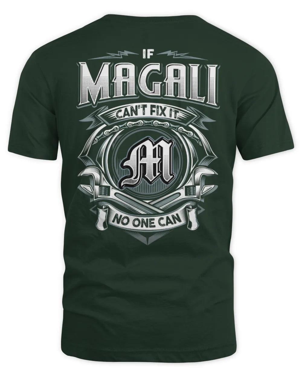 MAGALI AP81-K4-626 - Personalized Ahmed Quote Apparel “If Ahmed Can't Fix It, No One Can” - Unisex Standard T-Shirt - Forest Green