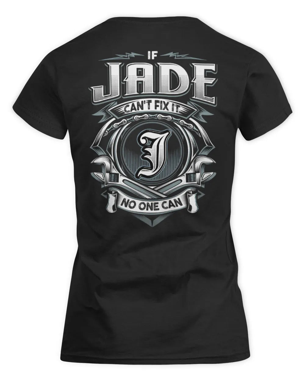 JADE AP81-K4-626 - Personalized Ahmed Quote Apparel “If Ahmed Can't Fix It, No One Can” - Women's Standard T-Shirt - Black