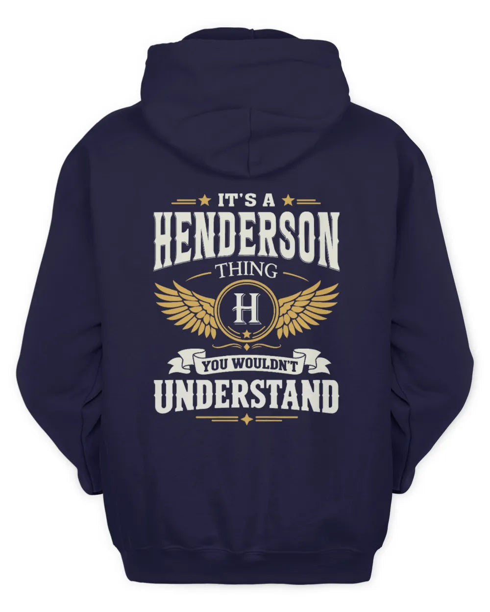HENDERSON KT06-M008 It’s a [NAME] Thing – You Wouldn’t Understand | Personalized Vintage T-Shirt - Unisex Hoodie - Navy