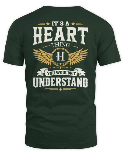 HEART KT06-M008 It’s a [NAME] Thing – You Wouldn’t Understand | Personalized Vintage T-Shirt - Unisex Standard T-Shirt - Forest Green