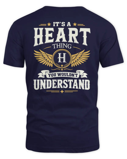 HEART KT06-M008 It’s a [NAME] Thing – You Wouldn’t Understand | Personalized Vintage T-Shirt - Unisex Standard T-Shirt - Navy