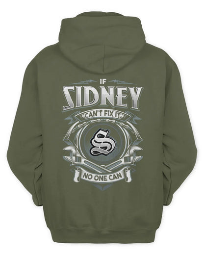 SIDNEY AP81-K4-626 - Personalized Ahmed Quote Apparel “If Ahmed Can't Fix It, No One Can” - Unisex Hoodie - Military Green
