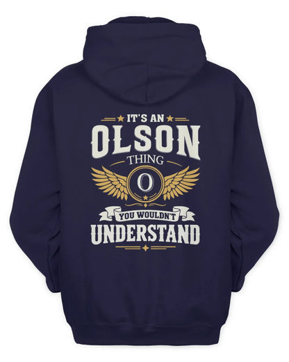 OLSON KT06-M008 It’s a [NAME] Thing – You Wouldn’t Understand | Personalized Vintage T-Shirt - Unisex Hoodie - Navy