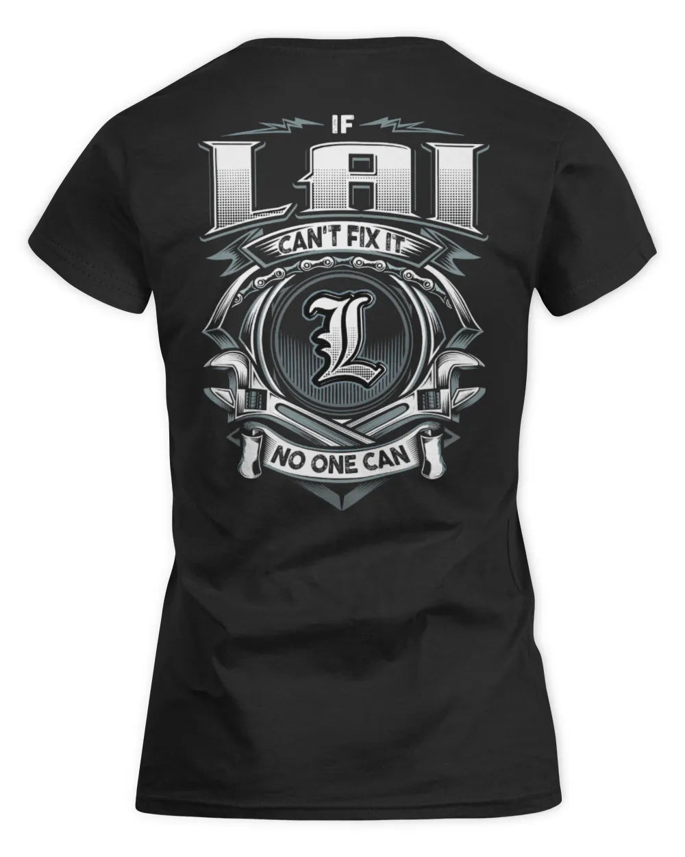 LAI AP81-K4-626 - Personalized Ahmed Quote Apparel “If Ahmed Can't Fix It, No One Can” - Women's Standard T-Shirt - Black