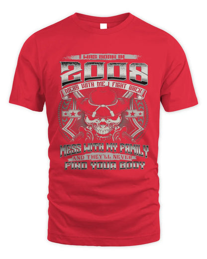 2008 HH89-K2 – Protective Family Quote T-Shirt - Unisex Standard T-Shirt - Red