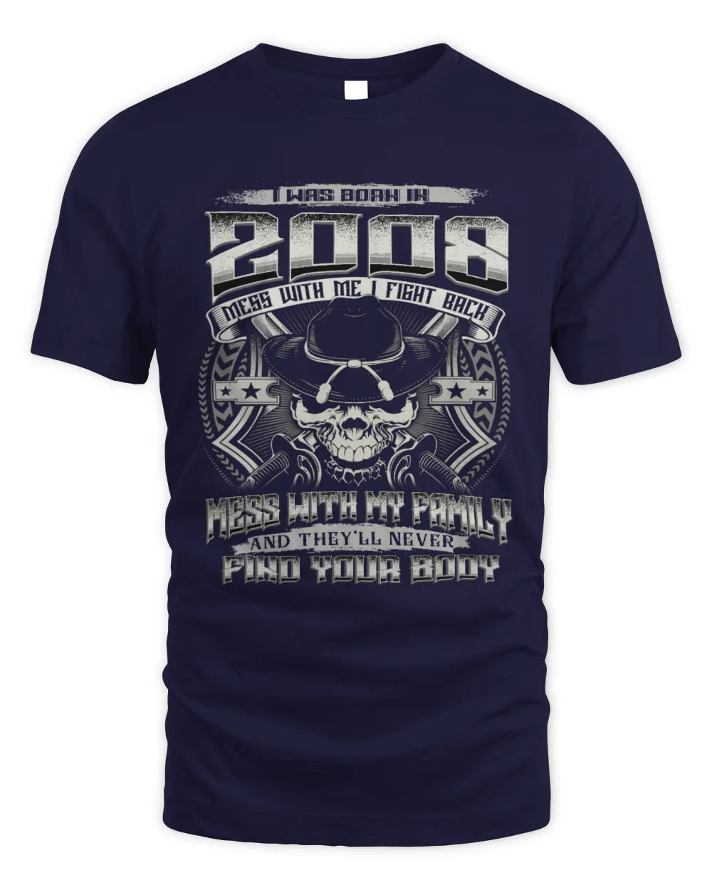2008 HH89-K2 – Protective Family Quote T-Shirt - Unisex Standard T-Shirt - Navy