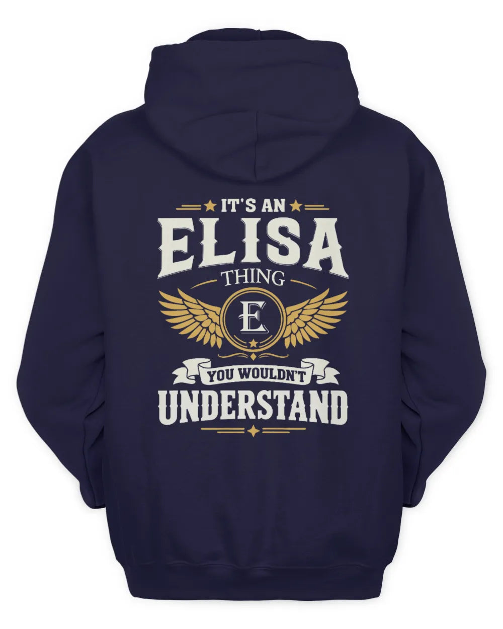 ELISA KT06-M008 It’s a [NAME] Thing – You Wouldn’t Understand | Personalized Vintage T-Shirt - Unisex Hoodie - Navy