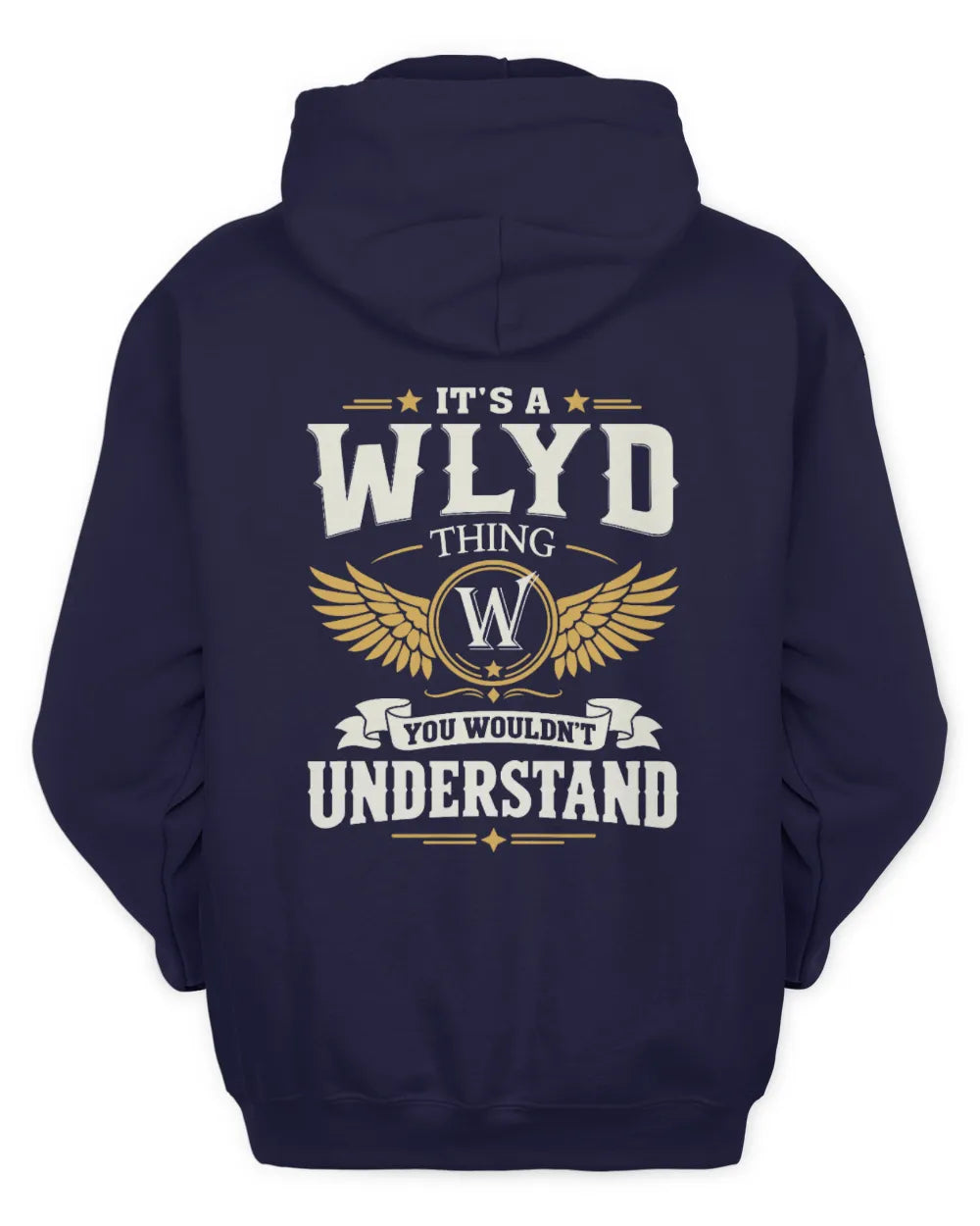 WLYD KT06-M008 It’s a [NAME] Thing – You Wouldn’t Understand | Personalized Vintage T-Shirt - Unisex Hoodie - Navy
