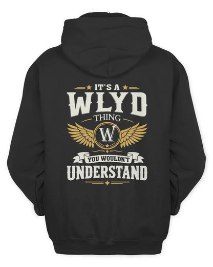 WLYD KT06-M008 It’s a [NAME] Thing – You Wouldn’t Understand | Personalized Vintage T-Shirt - Unisex Hoodie - Black