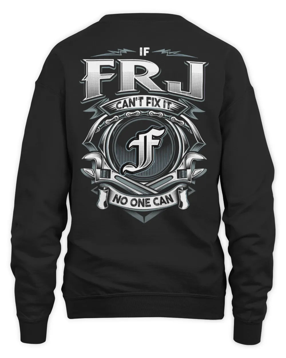 FRJ AP81-K4-626 - Personalized Ahmed Quote Apparel “If Ahmed Can't Fix It, No One Can” - Unisex Sweatshirt - Black