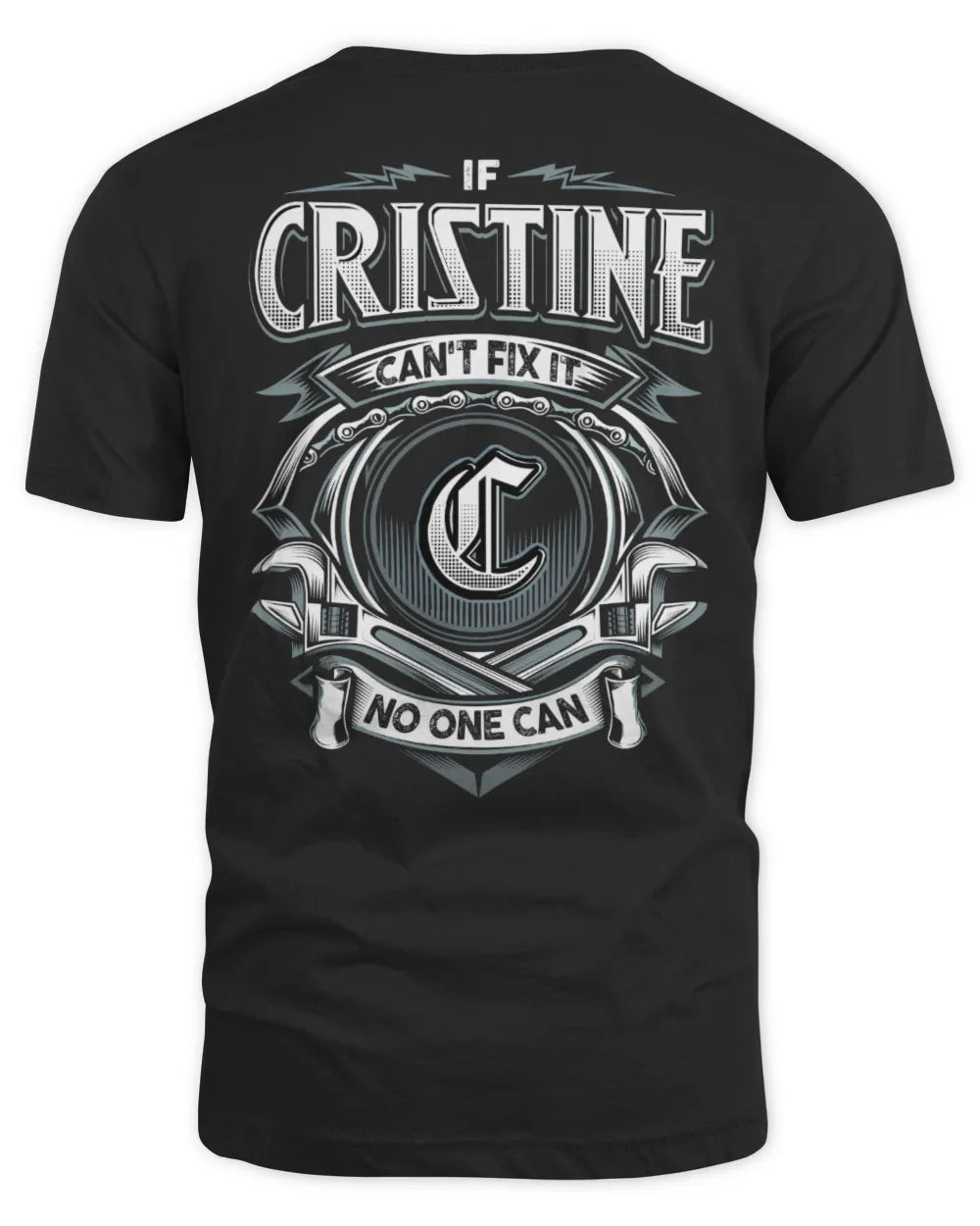 CRISTINE AP81-K4-626 - Personalized Ahmed Quote Apparel “If Ahmed Can't Fix It, No One Can” - Unisex Standard T-Shirt - Black