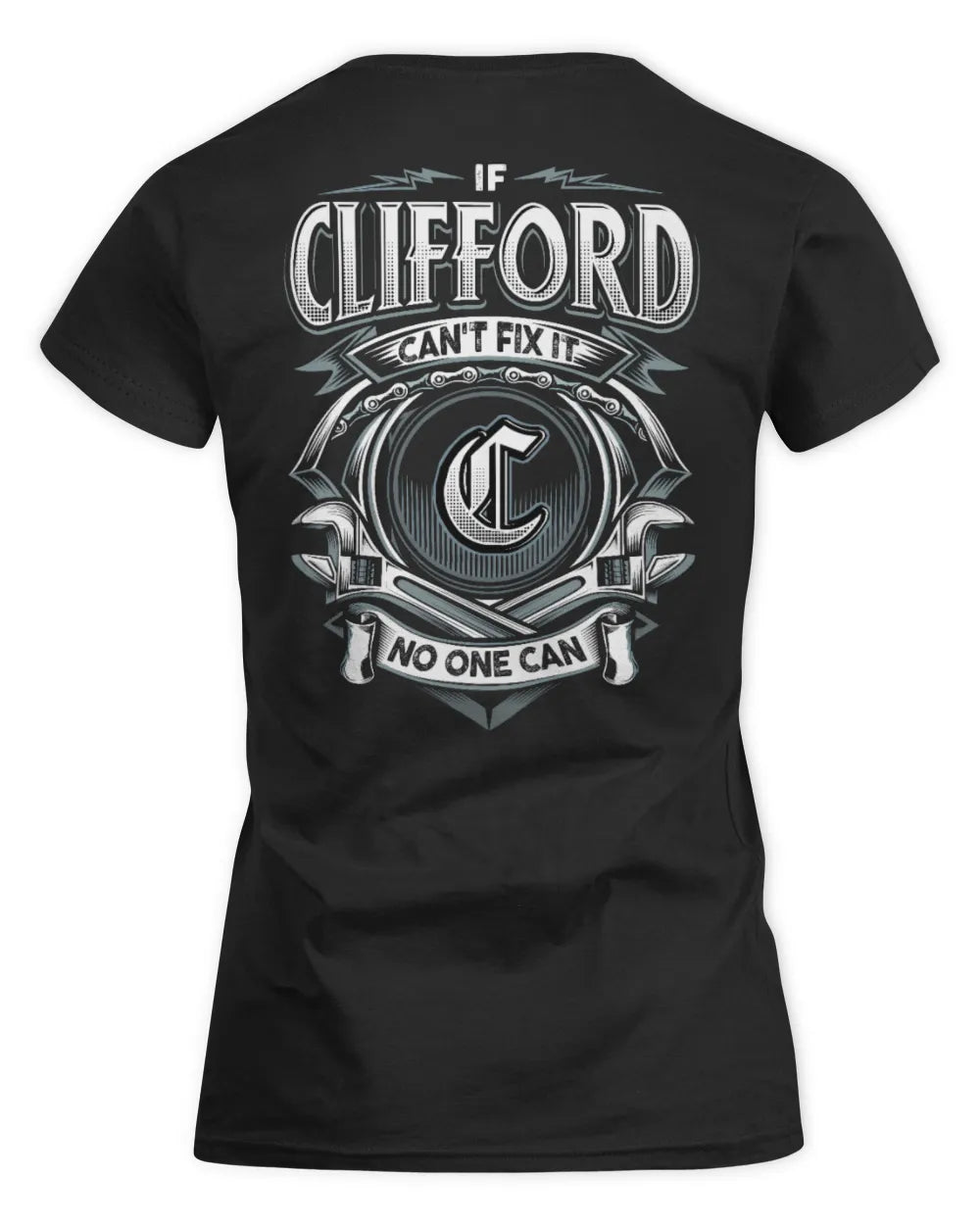 CLIFFORD AP81-K4-626 - Personalized Ahmed Quote Apparel “If Ahmed Can't Fix It, No One Can” - Women's Standard T-Shirt - Black