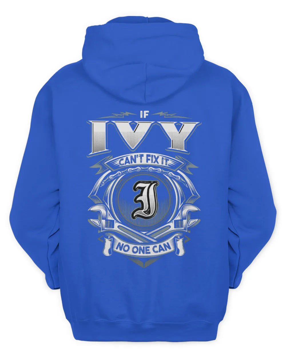 IVY AP81-K4-626 - Personalized Ahmed Quote Apparel “If Ahmed Can't Fix It, No One Can” - Unisex Hoodie - Royal