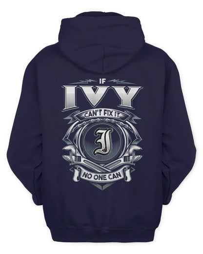 IVY AP81-K4-626 - Personalized Ahmed Quote Apparel “If Ahmed Can't Fix It, No One Can” - Unisex Hoodie - Navy