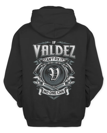 VALDEZ AP81-K4-626 - Personalized Ahmed Quote Apparel “If Ahmed Can't Fix It, No One Can” - Unisex Hoodie - Black