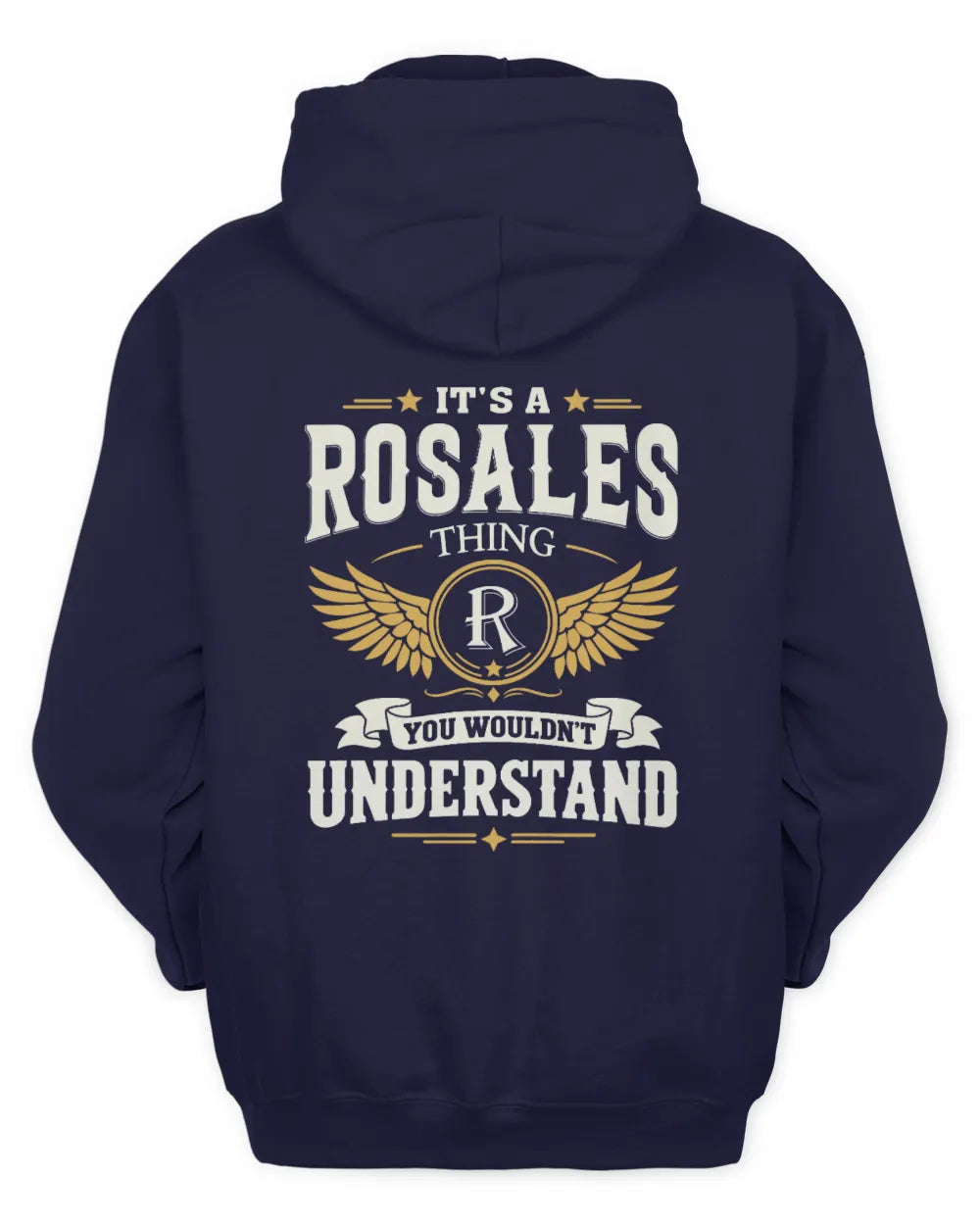 ROSALES KT06-M008 It’s a [NAME] Thing – You Wouldn’t Understand | Personalized Vintage T-Shirt - Unisex Hoodie - Navy