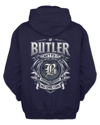 BUTLER AP81-K4-626 - Personalized Ahmed Quote Apparel “If Ahmed Can't Fix It, No One Can” - Unisex Hoodie - Navy