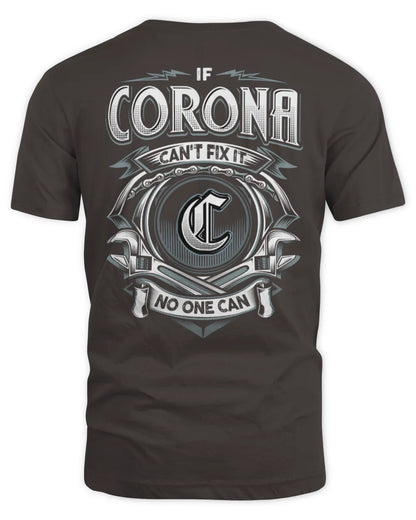 CORONA AP81-K4-626 - Personalized Ahmed Quote Apparel “If Ahmed Can't Fix It, No One Can” - Unisex Standard T-Shirt - Dark Chocolate