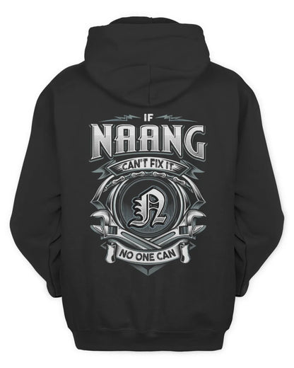 NAANG AP81-K4-626 - Personalized Ahmed Quote Apparel “If Ahmed Can't Fix It, No One Can” - Unisex Hoodie - Black